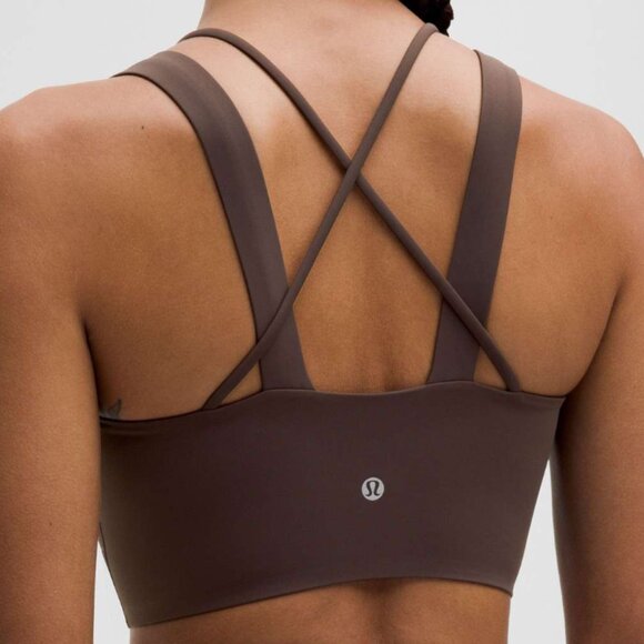 EUC Lululemon Like a Cloud Longline Bra *Light Support, D/DD Cup in Espresso - Picture 5 of 5